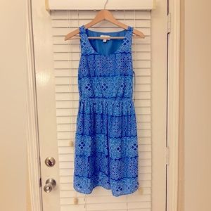 Elle blue romantic dress XS
